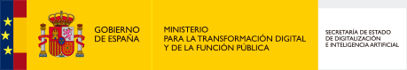 logo Ministerio para la transformación digital y de la función pública