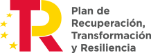 Logo plan de recuperación, transformación y resiliencia