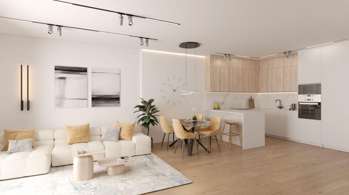 Salón comedor y cocina